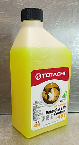 Антифриз 1кг желтый TOTACHI EXTENDED LIFE COOLANT -40°C ASTM D3306/D6210-10  Heavy Duty 