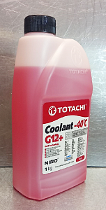 Антифриз 1кг красный TOTACHI NIRO COOLANT G12+ -40°C ASTM D3306, GB 29743-2013 (LEC-II)