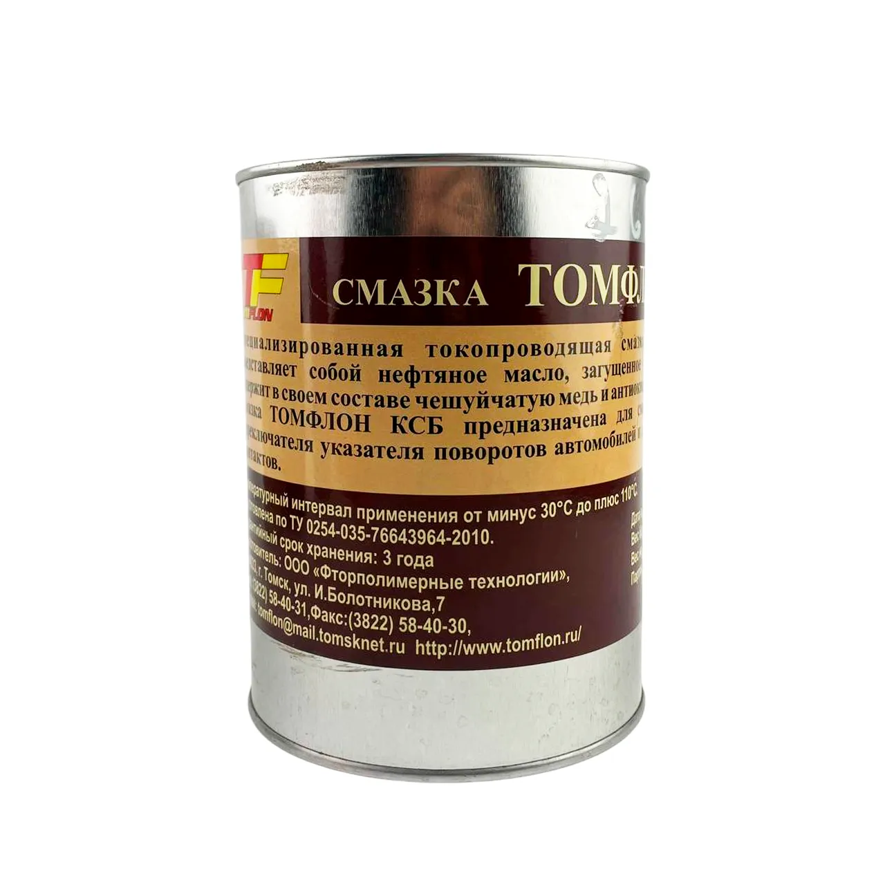 Смазка токопроводящая КСБ t-30°C +110°C Томфлон 1 кг