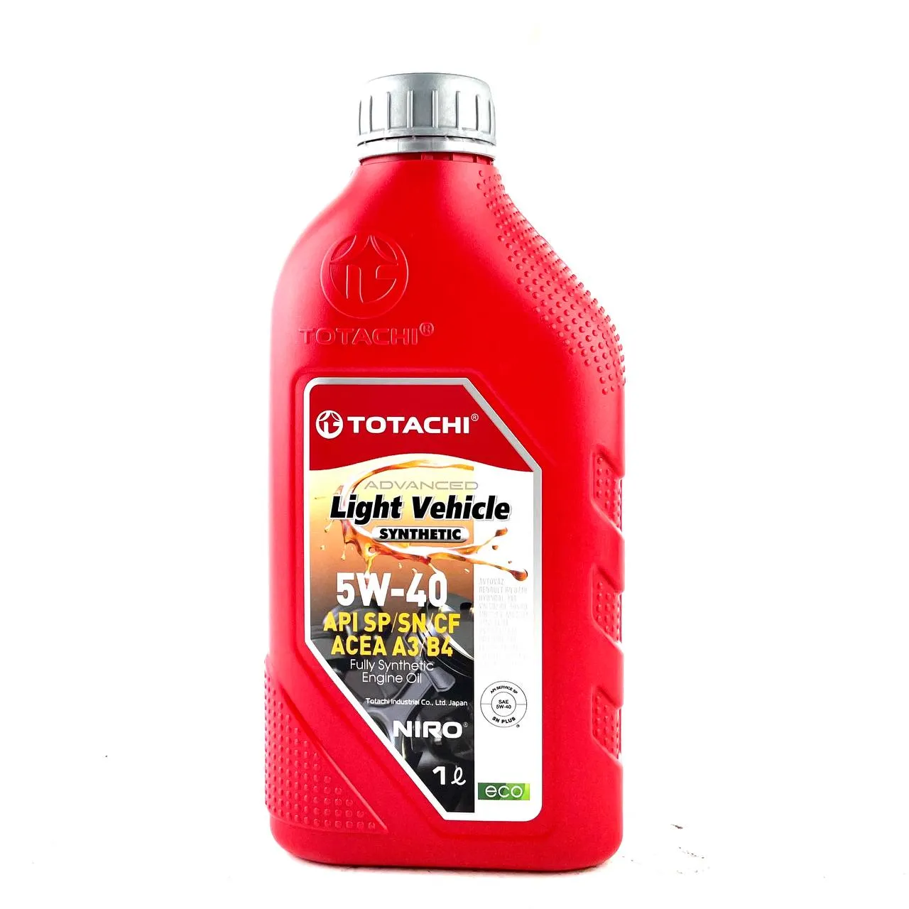 Масло моторное 5W-40 синтетическое 1л универсальное TOTACHI NIRO LVSAE API SP/SN+, SN/CF, ACEA A3/B4