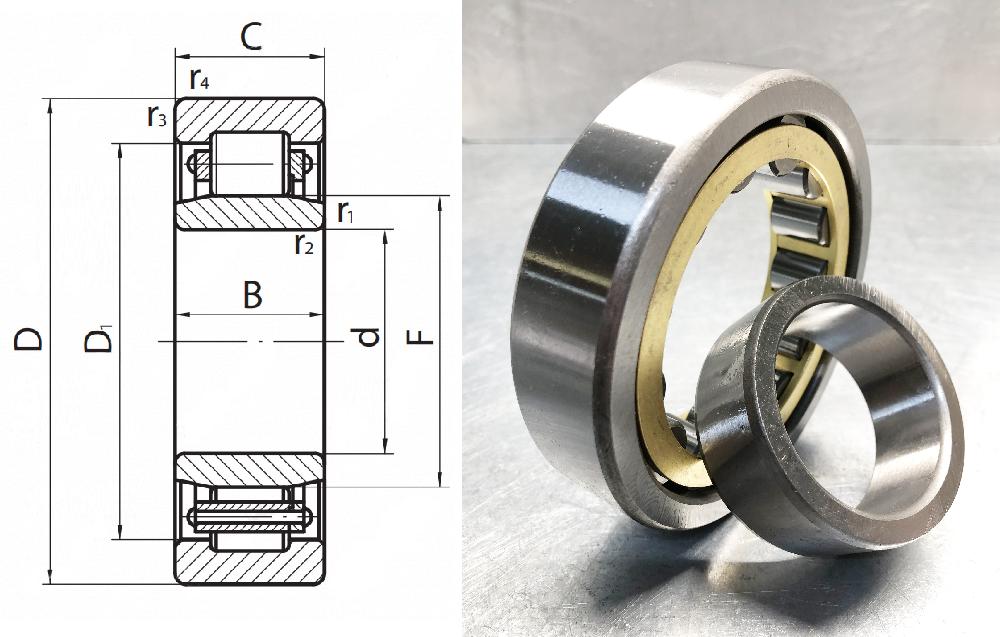 32310Л (NU310ECMC3) ZLK