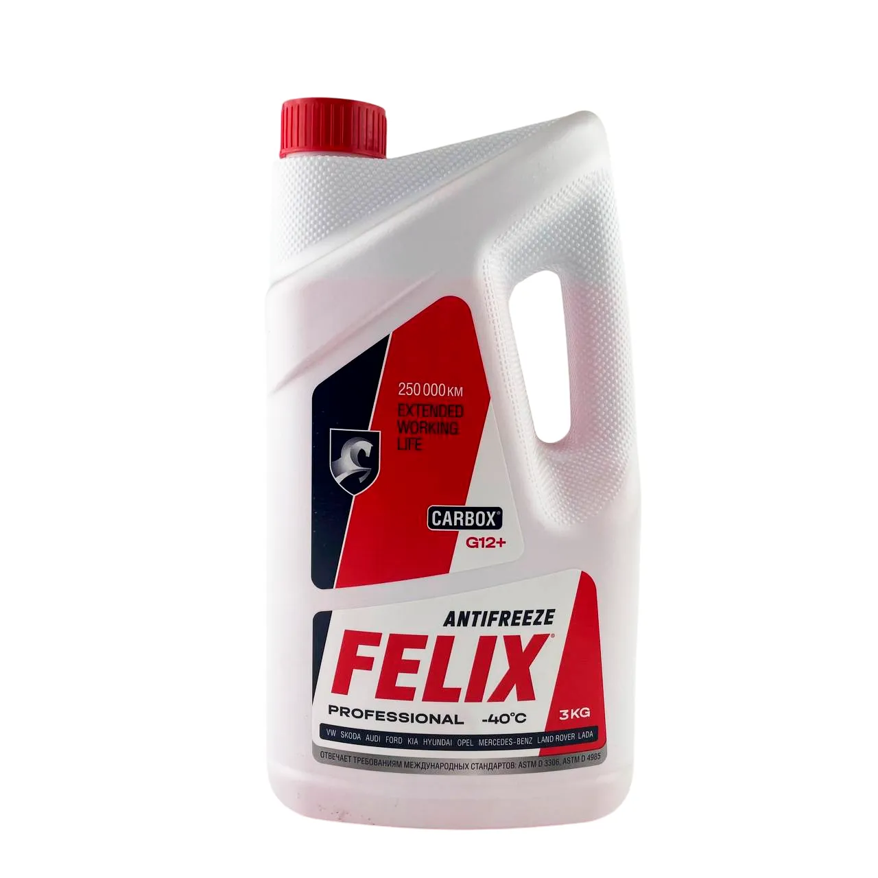 Антифриз 3л красный Felix-40 G12+