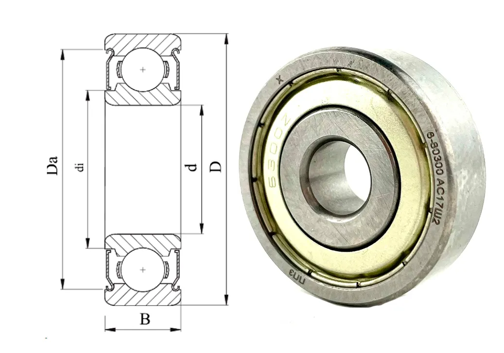 Подшипник шариковый 80300 (6300 ZZ) 10×35×11 мм ППЗ