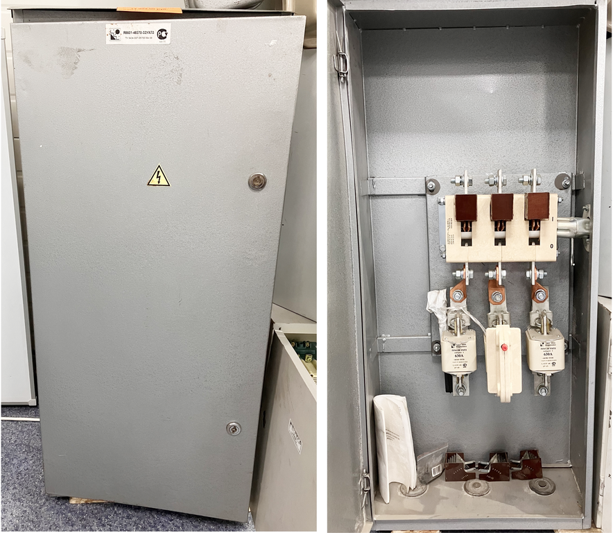 Ящик Я8601-48370-32УХЛ3 силовой 630А IP32 с выключателем и вставками (Кореневский завод НВА)