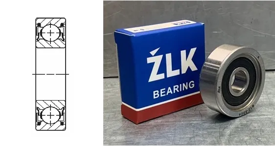 Подшипник шариковый  (B12-53C4) 12×42×10 мм ZLK