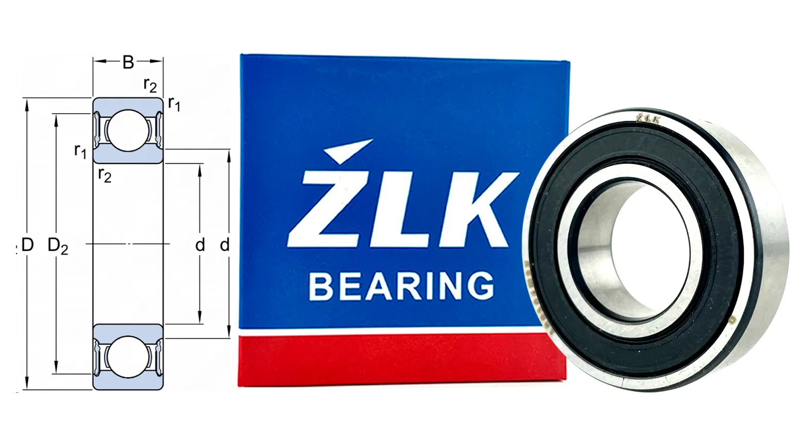 Подшипник шариковый  (60042RSP53Q5) 20×42×12 мм ZLK