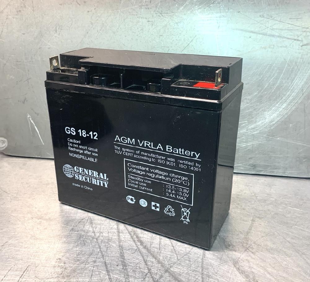 Свинцово-кислотный аккумулятор General Securiti GS 12-18 (12B, 18 Ач)