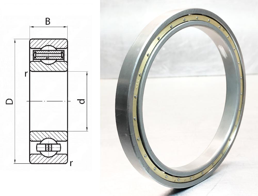 Подшипник шариковый 1000840Л (6840МА) 200×250×24 мм SKF оригинал