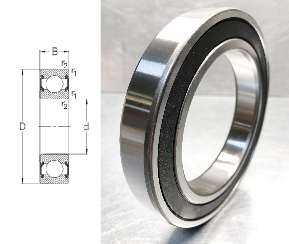 Подшипник шариковый 180120 (60202RS) 100×150×24 мм SKF оригинал