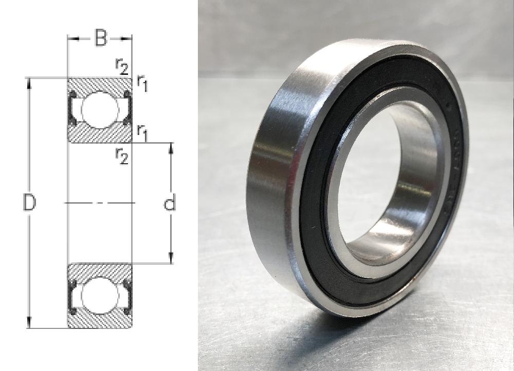 Подшипник шариковый 180108 (60082RS1) 40×68×15 мм SKF оригинал