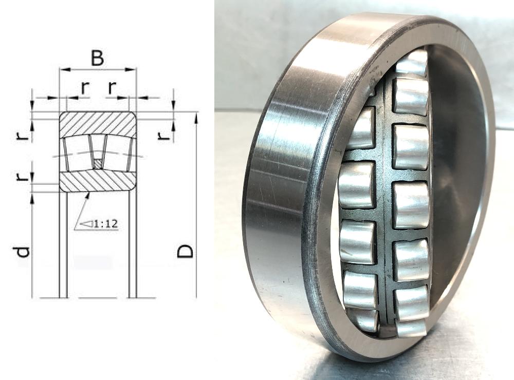 Подшипник роликовый 153512Н (22212EK) 60×110×28 мм SKF оригинал