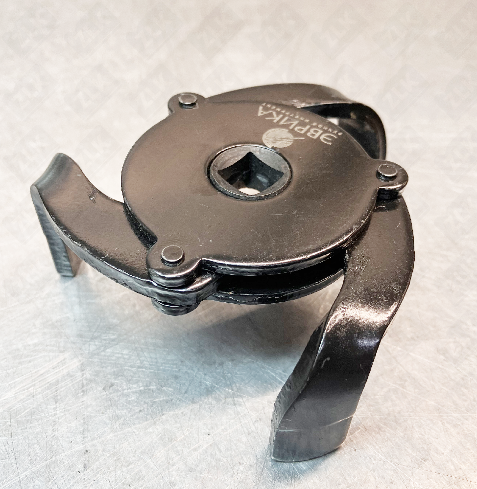 Съемник масляного фильтра "краб" прямой 3х лапый 9,5 мм Эврика ER-86031