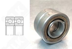 Подшипник 576201 E радиально-упорный шариковый 12-32-20 мм