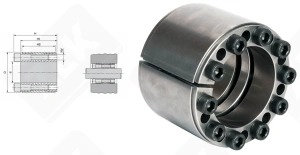 Втулка зажимная KLEE060 (PHFFX400x60x90) Sati 60-90-72 мм