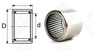 Подшипник 942/15 (HK152016) радиальный игольчатый 15-20-16 мм
