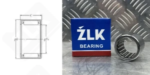 Подшипник № HMK2428 радиальный игольчатый 24-31-28 мм