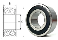 Подшипник шариковый 3056207 (5207,3207) 35×72×27 мм Neutral