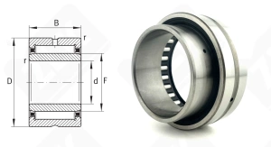 Подшипник 6244901 (NA6901) радиальный игольчатый 12-24-22 мм