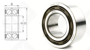 Подшипник BD29-2 BAT1XCG32-01 радиальный шариковый 29-55-22,5 мм