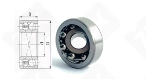 Подшипник 1006 радиальный шариковый самоустанавливающийся 6-19-6 мм