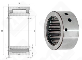 Подшипник игольчатый  (40NQ6430W1S) 40×64×30 мм