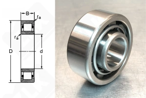 Подшипник 32605 (20) (NU2305C3) радиальный роликовый 25-62-24 мм