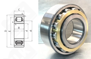Подшипник 2556 Л (N2256M) радиальный роликовый 280-500-130 мм