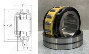 Подшипник 01EB80MMEX радиальный роликовый 80-152,4-70,4 мм