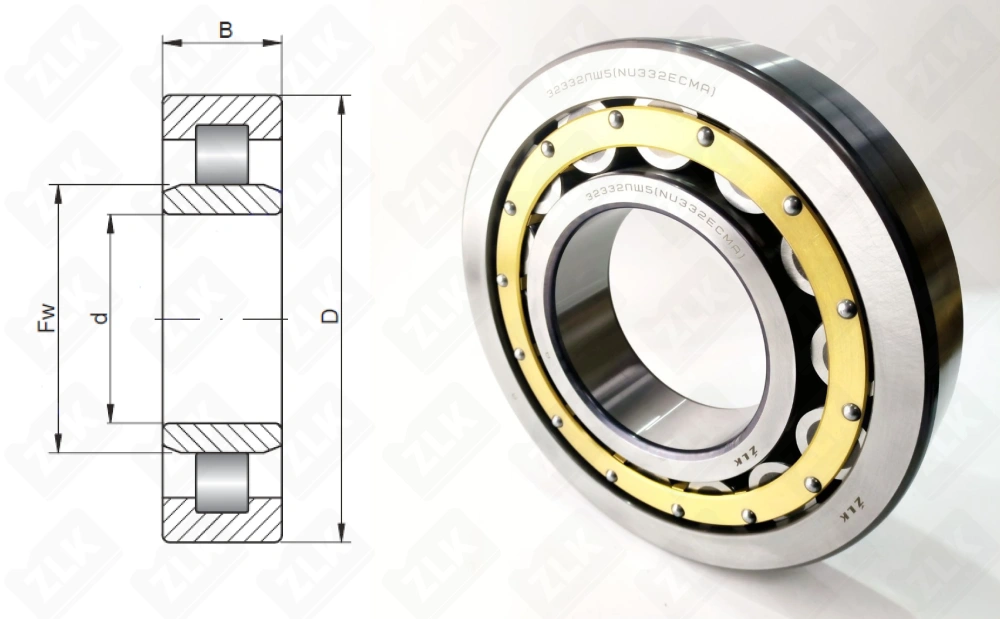 32332 Л (30) (NU332ECMAC4) ZLK