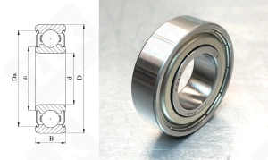 Подшипник 80102 (6002ZZ) радиальный шариковый 15-32-9 мм