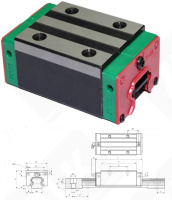 Каретка линейная HGH20CA