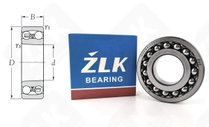 Подшипник 1308 Ш4 (1308Z4V4) радиальный шариковый самоустанавливающийся 40-90-23 мм