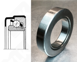 Подшипник 986714 радиально-упорный шариковый 70-106-21,5 мм