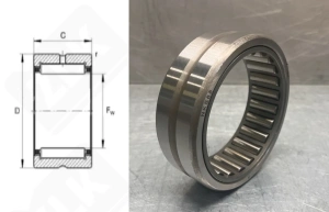 Подшипник NKS65 радиальный игольчатый 65-85-28 мм
