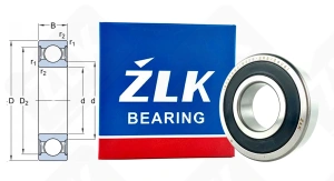 Подшипник 180308Ш4 (63082RSZ4V4) радиальный шариковый 40-90-23 мм