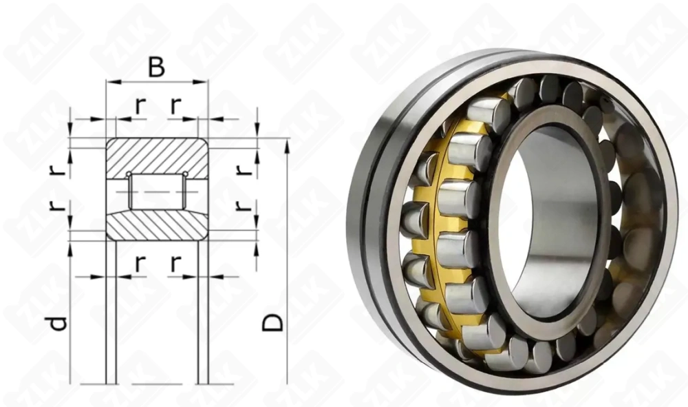 3524 Н (22224CAW33,22224MBW33) ZLK