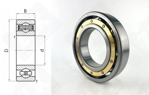 Подшипник 220 Л (70) (6220MC3) радиальный шариковый 100-180-34 мм