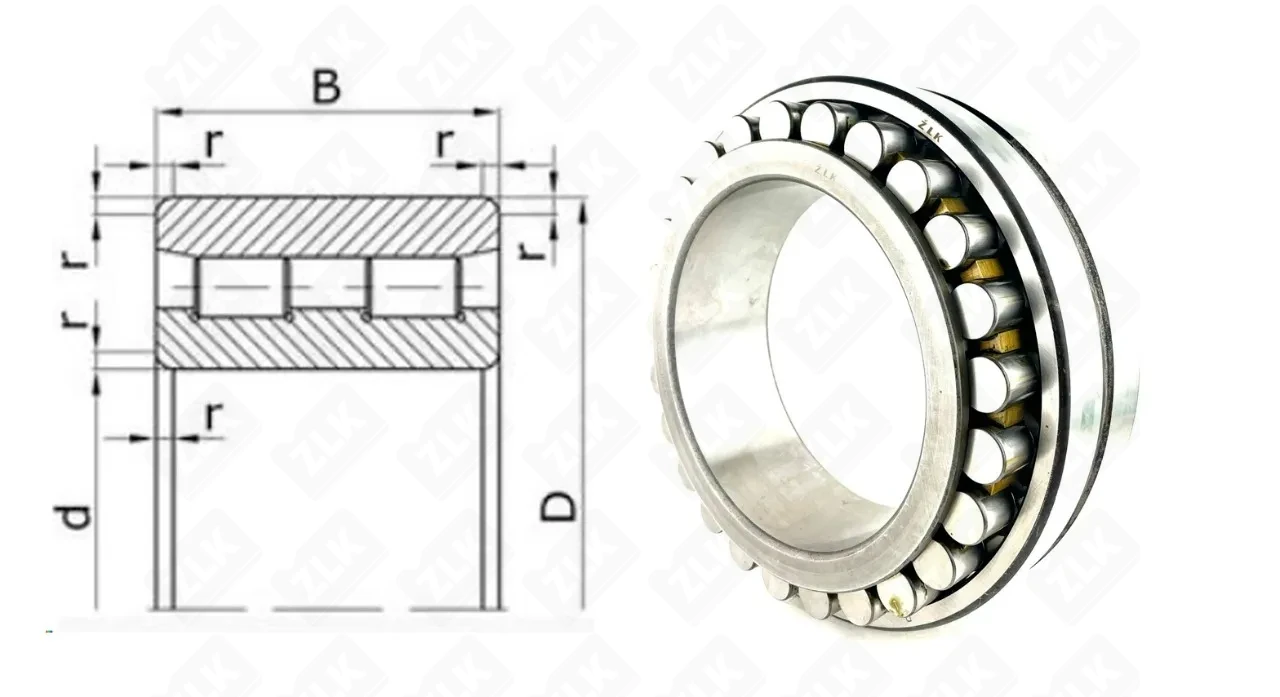Подшипник роликовый 5-3282140 (NN3040W33P5) 200×310×82 мм ZLK