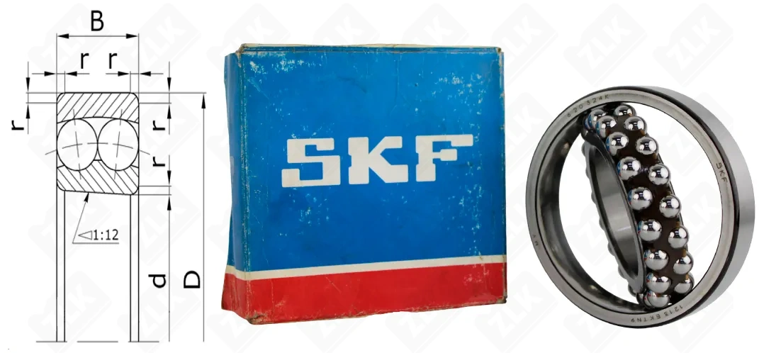 Подшипник шариковый 111213Е (1213EKTN9) 65×120×23 мм SKF оригинал