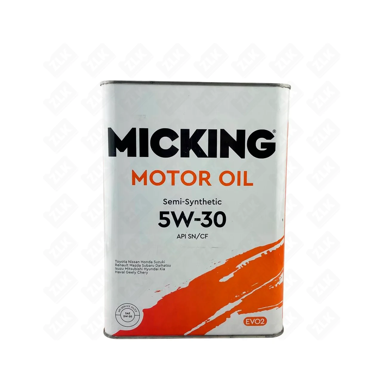 Масло моторное 5W-30 полусинтетическое 4л универсальное Micking Motor Oil EVO2 5W-30 API SN/CF