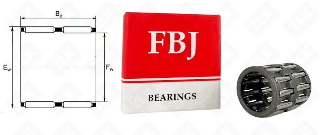 Подшипник  K17x23x32 (K17x23x32) 17×23× мм FBJ