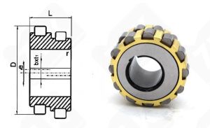 Подшипник 100752202 радиальный роликовый 15-40-28 мм