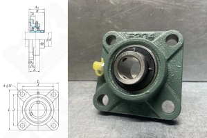 Подшипник корпусной 480204UCF (UCF204FY20)