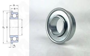 Подшипник BB0401 радиальный шариковый 26-51 мм