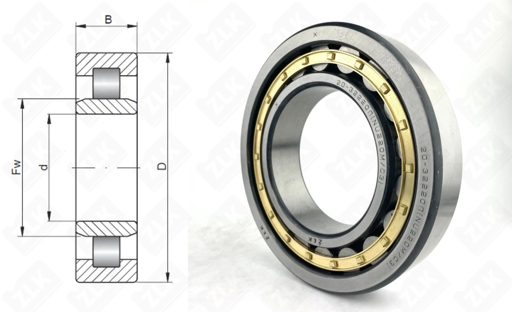 32220 Л (NU220МC3) ZLK