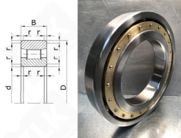Подшипник 1002956 радиальный роликовый 280-380-46 мм