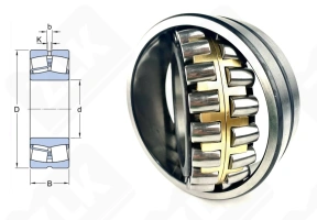 Подшипник 3053720Н (23120CCW33) радиальный роликовый самоустанавливающийся 100-165-52 мм