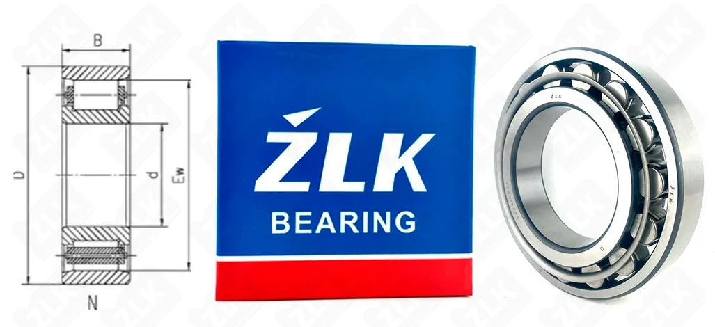 Подшипник роликовый 2224 (N224) 120×215×40 мм ZLK