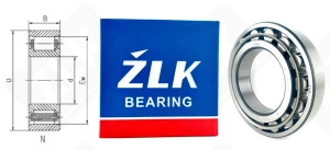 Подшипник 2224 (N224) радиальный роликовый 120-215-40 мм