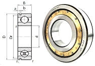 Подшипник шариковый 170314 Л (6314NM) 70×150×35 мм Волжский стандарт
